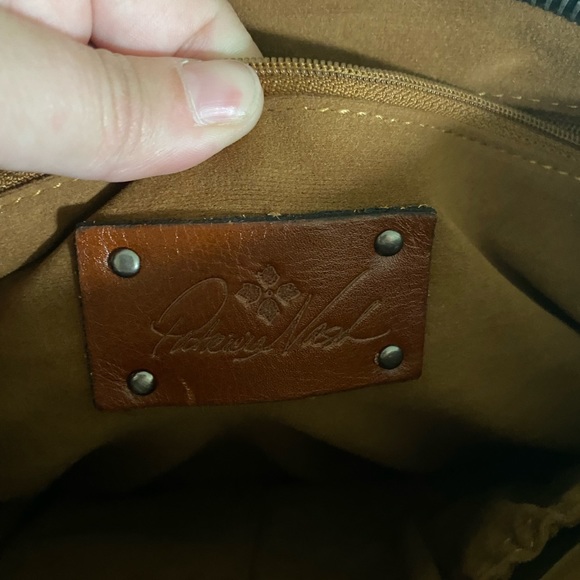 Patricia Nash black leather map purse - Picture 5 of 7